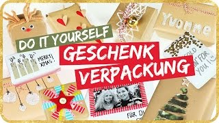 10 geniale DIY Verpackungsideen  Geschenke kreativ verpacken II Sissi [upl. by Akimas983]