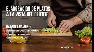 Elaboración de platos a la vista del cliente [upl. by Kerr]