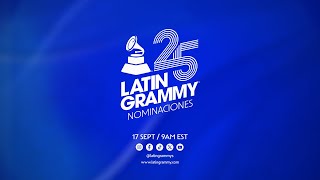 Anuncio de Nominaciones Latin GRAMMY 2024 [upl. by Sansen]