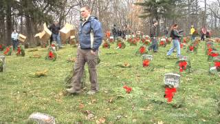 Wreaths Across America at Green Lawn Cemetery [upl. by Towill]