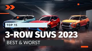 2023 Top Ranked 3Row MidSize SUVs From Worst to Best [upl. by Annaeel]