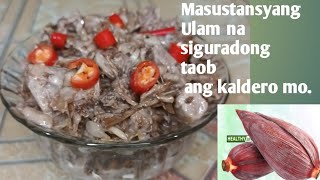 GINATAANG PUSO NG SAGING  HEALTH BENEFITS OF PUSO NG SAGING [upl. by Yajet]