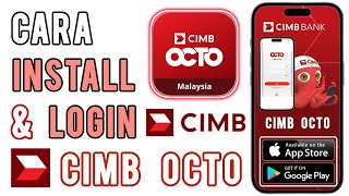 Cara mudah First Time Login CIMB OCTO gantikan CIMB Clicks [upl. by Filmer]