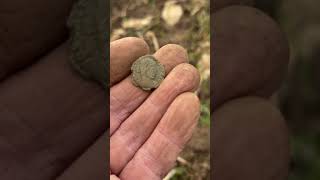 ROMAN COIN metaldetecting treasurefind trending viralshort coin metaldetector uk history [upl. by Milore]