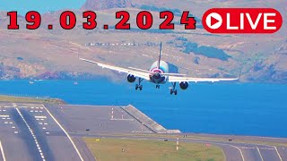 LIVE From Madeira Island Airport 19032024 [upl. by Agnot201]