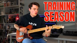 Training Season Dua Lipa  Guitar Cover by Matteo Nori [upl. by Eyram]