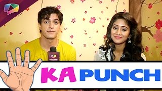 Shivangi Joshi amp Mosin Khan of Yeh Rishta Kya Kehlata Hai take paanch ka punch challenge [upl. by Anhavas396]