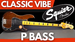 Squier CLASSIC VIBE 70s Precision Bass FULL DEMO [upl. by Lim72]