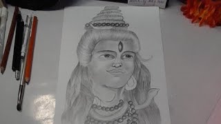 Sankar ji ki realistic drawing live [upl. by Columbus]