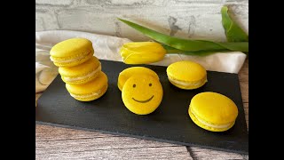 Macarons mit Joghurt Ganache und Lemon Curd  Thermomix® TM31®  TM5®  TM6® [upl. by Dlonra]