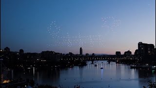 Raw video See Vancouvers first public drone show at the Dragon Boat Festival [upl. by Gustav]