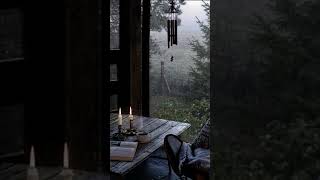 Soothing Gentle Spring Rain in the Cozy Forest Cabin  8 Hours for Relaxation and Sleep [upl. by Buchheim207]