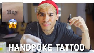 TATTOO Selber Stechen  Stick N Poke DIY  KEIN TUTORIAL [upl. by Migeon138]