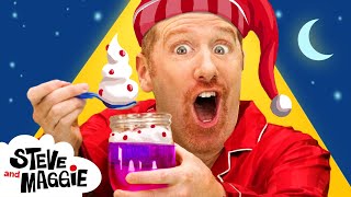 Yummy Ice Cream Finger Family Story for Kids with Steve and Maggie  Food and Family Song for Kids [upl. by Dupaix]