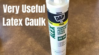 DAP Painters Acrylic Latex Caulk [upl. by Yhtur749]