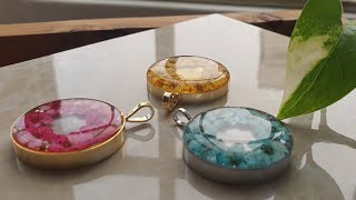 Epoxy resin tutorial  The idea of ​​making a resin necklace [upl. by Mariska796]