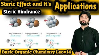 Steric Effect  Steric Hindrance  Applications of Steric Effect StericEffect StericHindrance [upl. by Ydnirb]