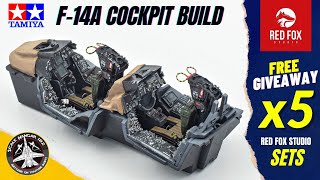 Tamiya 148 F14 Tomcat cockpit build  GIVEAWAY [upl. by Ahcirt]