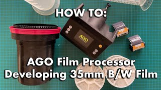 Developing 35mm Black and White Film with the AGO Film Processor [upl. by Dare]