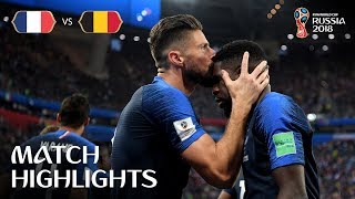 France v Belgium  2018 FIFA World Cup  Match Highlights [upl. by Gratianna]