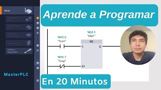 Aprende a programar un PLC en 20 minutos TIA Portal 13 [upl. by Nosirrag]