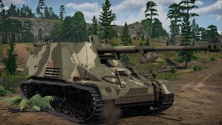 War Thunder Realistic Battle Nashorn Glass Cannon [upl. by Laubin]