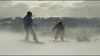 First time in a DOUBLE black diamond at Marmot Basin😵‍💫 [upl. by Yoshiko]