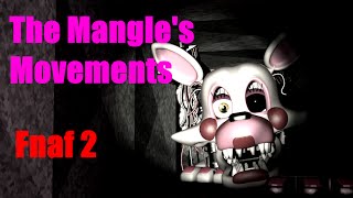 All of The Mangles Movements  Jumpscare FNAF 2 [upl. by Eniamrej]