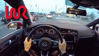 2015 Volkswagen GTI Performance Package DSG  WR TV POV City Drive [upl. by Noitsuj]