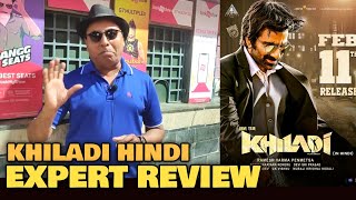 Khiladi Movie EXPERT REVIEW By Vijay Ji  Mass Maharaja Ravi Teja  Hindi Dubbed  Tollywood Film [upl. by Hanser]