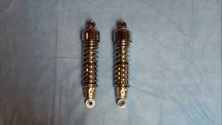 Shocks for Sportster and Big Twin 11quot Length RM0907 [upl. by Ailisab712]