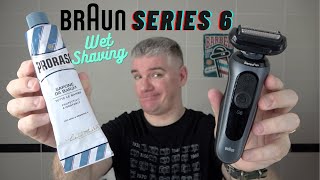 Utilizziamo il nuovo Braun Series 6 in Wet Shaving con Proraso Blu  Rasatura Elettrica [upl. by Camila]