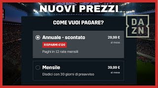 Costo DAZN serie A 2023 prezzi e offerte ✅ [upl. by Decca]