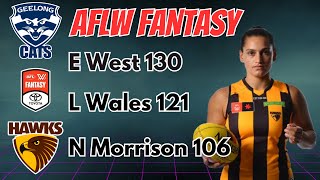 Geelong Cats vs Hawthorn Hawks AFLW Fantasy Game Review 2024 [upl. by Aufa]