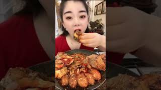 CHINESE EATING SEAFOOD SHOWCHINESE MUKBANG FOOD MOST TASTY MUKBANG FOODASMR Ep 177shorts [upl. by Erick]