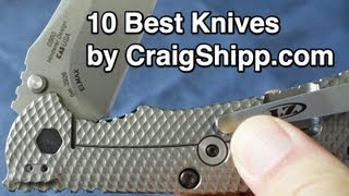 10 Best Folding Knives [upl. by Tahpos]