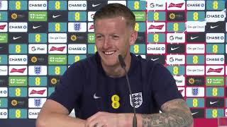 JORDAN PICKFORD ENGLAND PRESS CONFERENCE [upl. by Leonardo159]