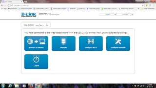 Ethernet Wan Setup DLink DSL2750U Broadband wifi router [upl. by Herbert410]