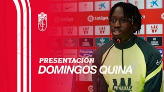 Rueda de prensa de presentación de Domingos Quina [upl. by Thalia]