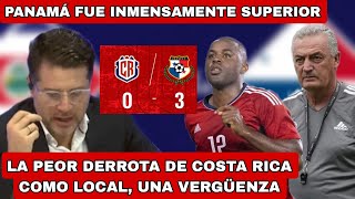 PRENSA TICA TRISTE Y DEBASTADA TRAS SER GOLEADOS POR PANAMÁ quotLA PEOR DERROTA DE LA HISTORIAquot [upl. by Ruthe]