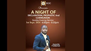 SUNDAY SERVICE Prophetic Night with Gods Servant APOSTLE FREDERICK ADUMATA DAPAAH 01092024 [upl. by Kcirre]