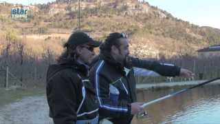 Pesca a trota lago col galleggiante  Star Fishing TV [upl. by Ahsuas564]