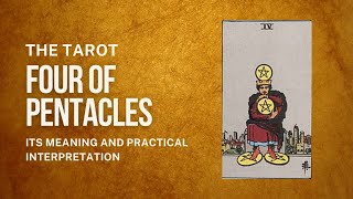 4 of Pentacles  Tarot Meaning [upl. by Gail]