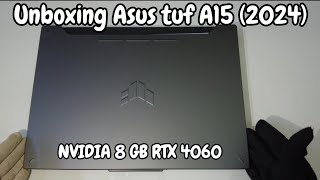 Unboxing Asus tuf A15 2024 Gaming Laptop NVIDIA RTX 4060 and AMD RYZEN 9  ASUS [upl. by Ainod]