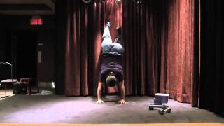 Convict ConditioningStep 8Half Handstand Pushups [upl. by Jorge]