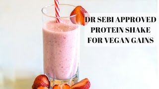 DR SEBI APPROVED ALKALINE VEGAN GAINS SMOOTHIE AND ALKALINE WEIGHT GAIN [upl. by Rintoul853]