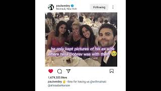 Paul Wesley keeping his ex wife pictures for Nina Dobrev [upl. by Ahseyi]