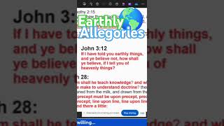 Earthly Allegories god godsword jesus bible scripture heavenly truth garden eden [upl. by Aridatha]