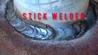 Welding Galvanized Pipes Using Stick Technique The Secret to Getting Good Results  Welding Fire [upl. by Ahsinrac944]