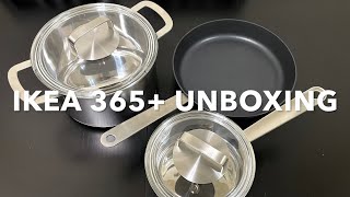 Ikea 365 Glass Lid Cookware Set Unboxing  Zaika with Zarreen [upl. by Aynotel]